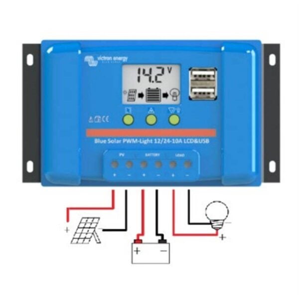 bluesolar 12v 24v2 z France Battery BlueSolar PWM Charge Controller (DUO) LCD&USB 12/24V & 48V The specialist in lithium batteries and electrical equipments
