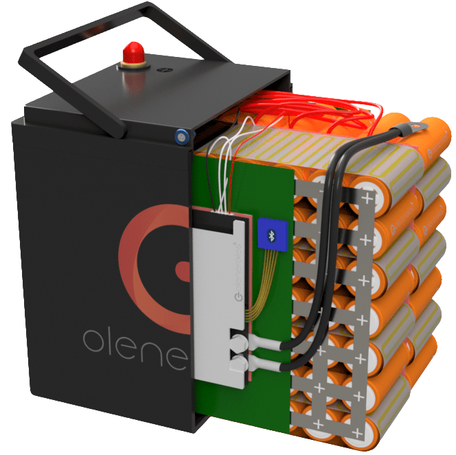 Batterie OlenBox Smart Serie L - 1250Wh - France Battery - Système