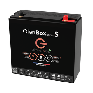 batterie olenbox lithium lfp serie s 315wh France Battery Marine Batterie lithium et matériels électriques